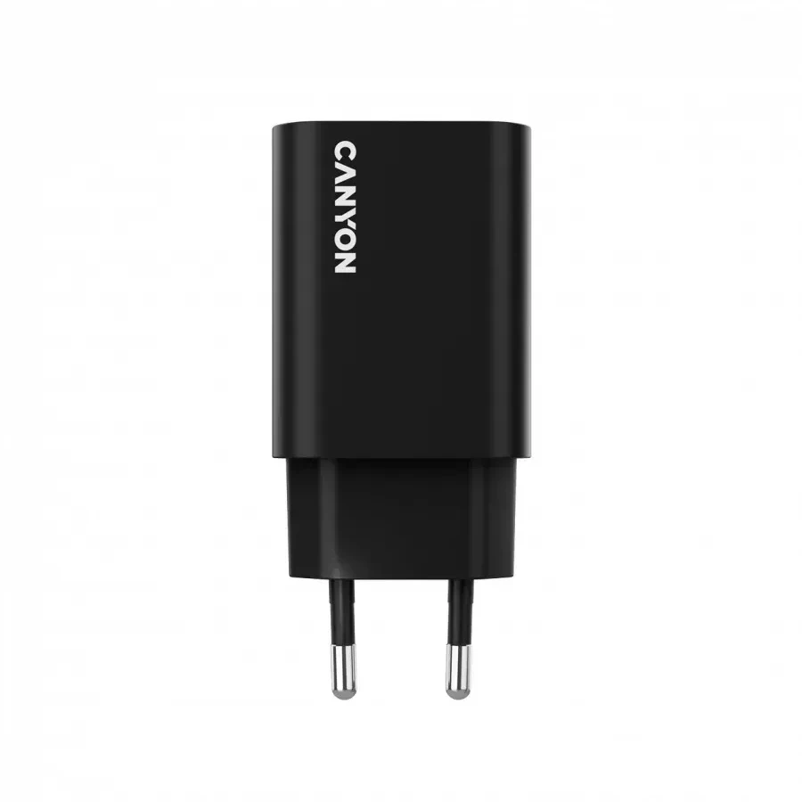 Зарядное устройство CANYON OnCharge 30CL Max Power, 30W, 1xPD, чёрный