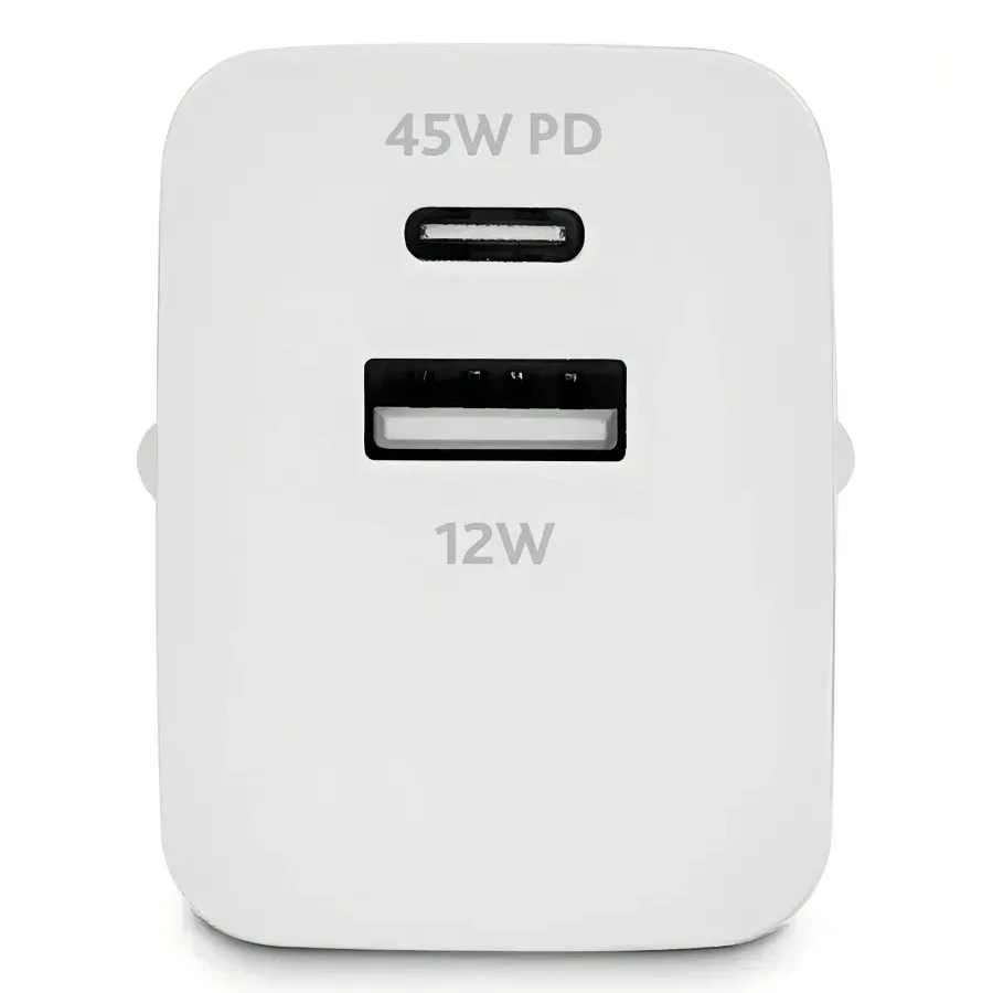 Зарядное устройство ttec SmartCharger 45W PD Duo, белое — 2