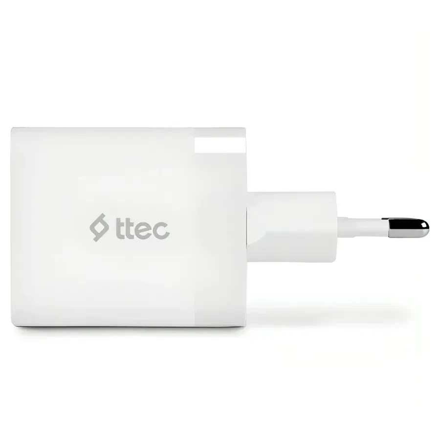 Зарядное устройство ttec SmartCharger 45W PD Duo, белое — 3