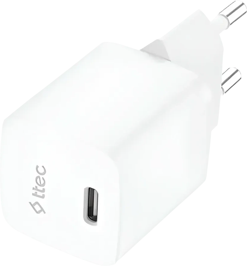 Зарядное устройство ttec SmartCharger GAN 20W PD, белое — 2