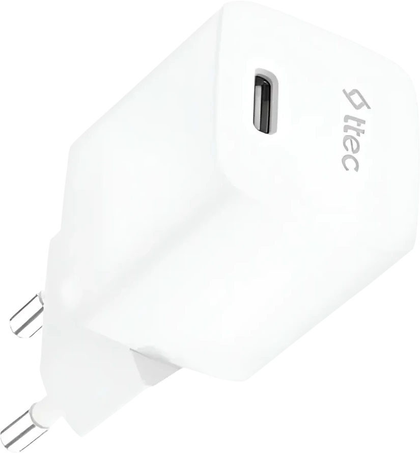 Зарядное устройство ttec SmartCharger GAN 20W PD, белое — 3