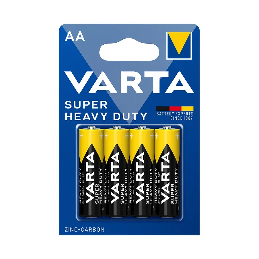 Батарейка VARTA R6P Superlife AA 1.5V, 4 шт. — 2