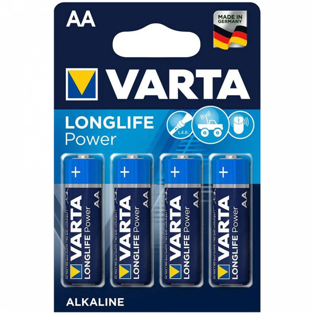 Батарейка VARTA LR6 Longlife Mignon AA 1.5V, 4 шт. — 2