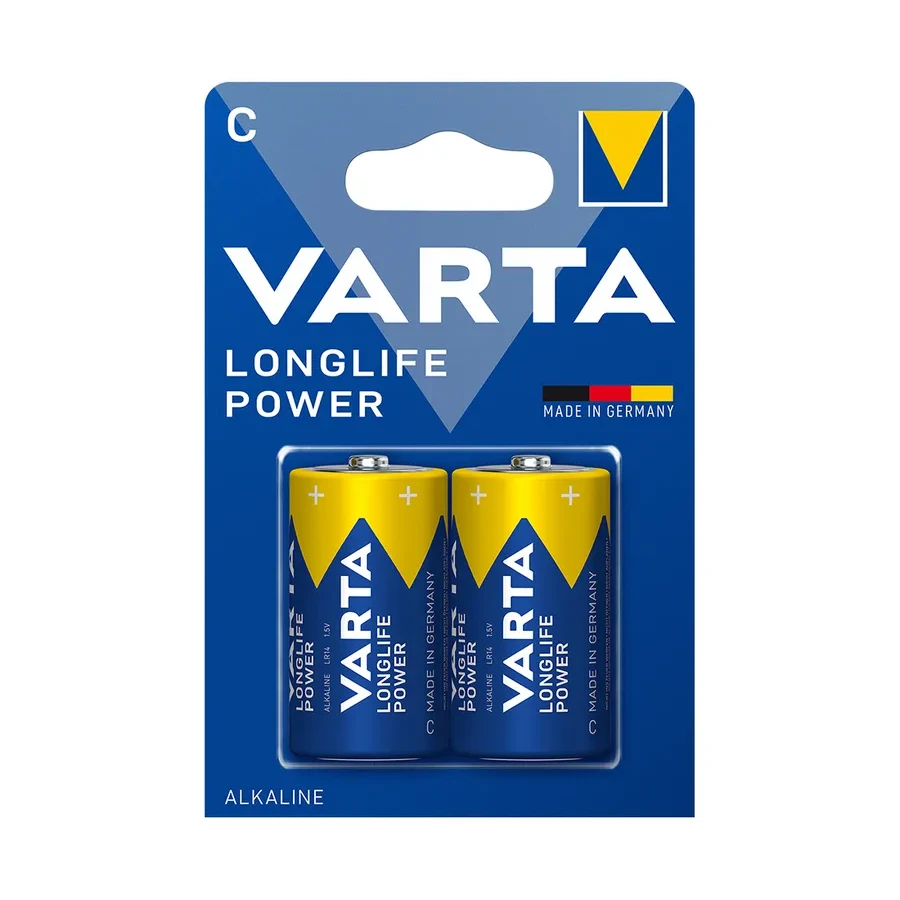 Батарейка VARTA LR14 High Energy Baby C 1.5V, 2 шт.