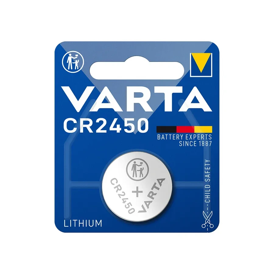 Батарейка VARTA CR2450 3V 560mAh, 1 шт.