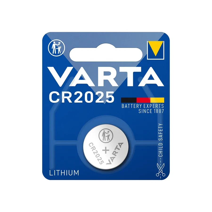 Батарейка VARTA CR2025 Lithium 3V, 1 шт.