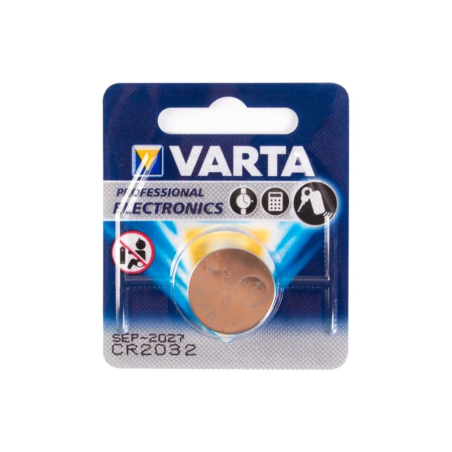 Батарейка VARTA CR2032 Lithium 3V, 1 шт. — 2