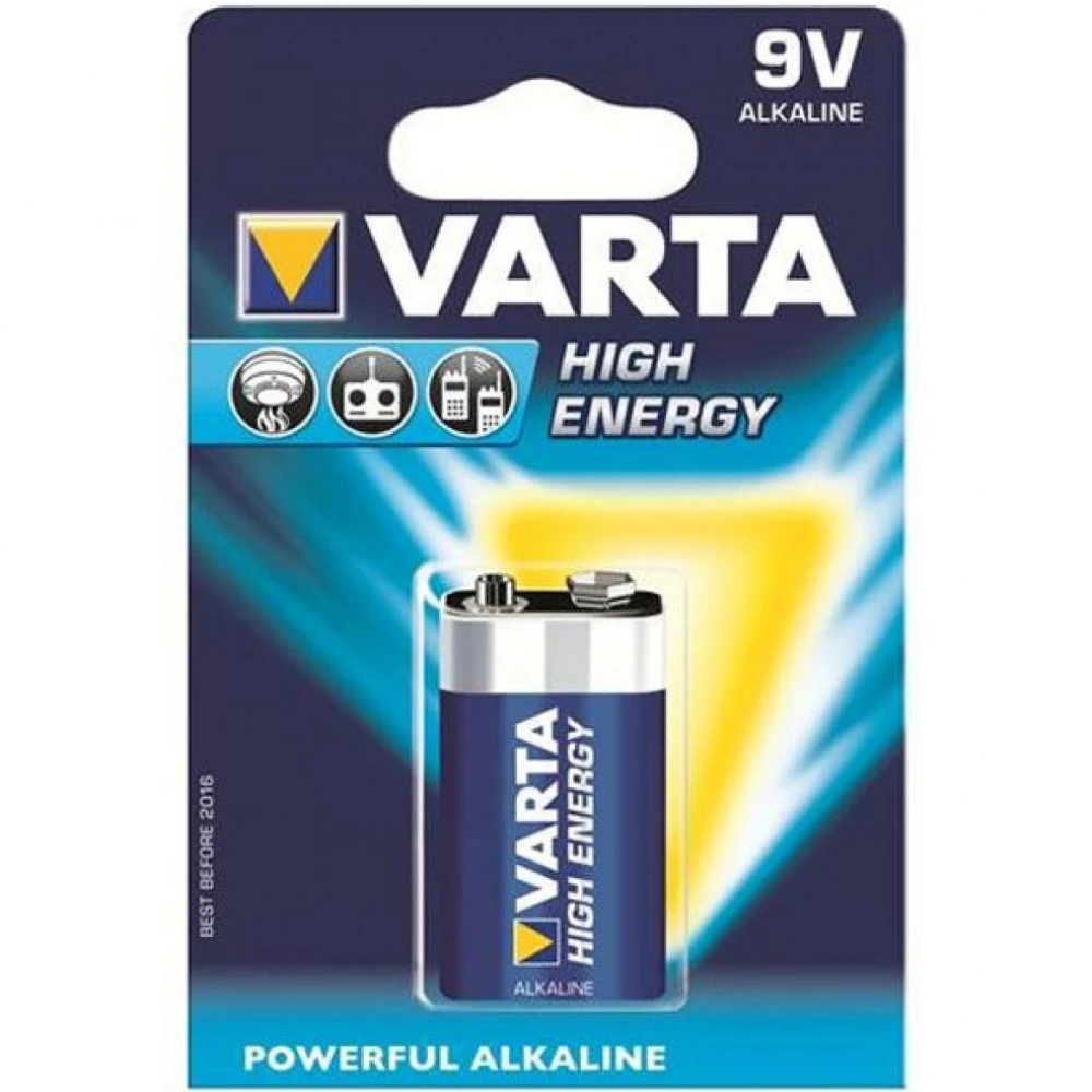 Батарейка VARTA Longlife 9V, 1 шт. — 2