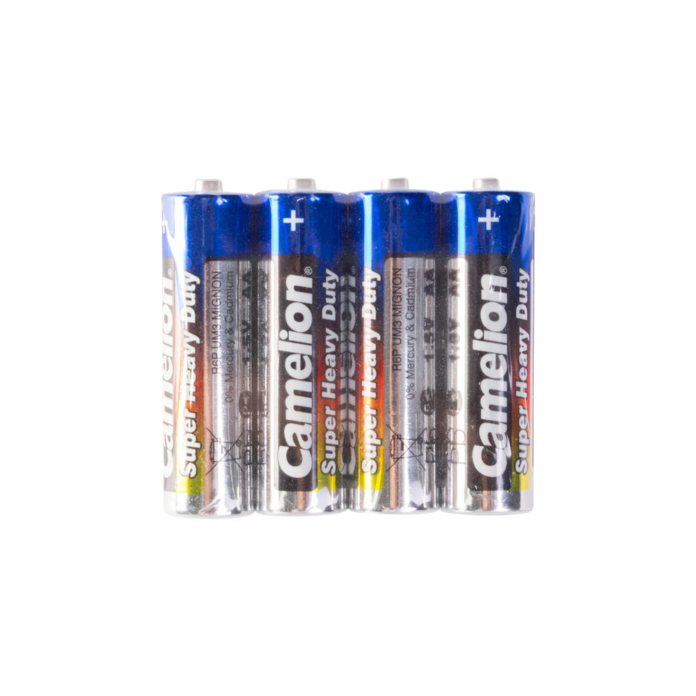 Батарейка CAMELION R6P-SP4B Super Heavy Duty AA 1.5V, 4 шт. — 2