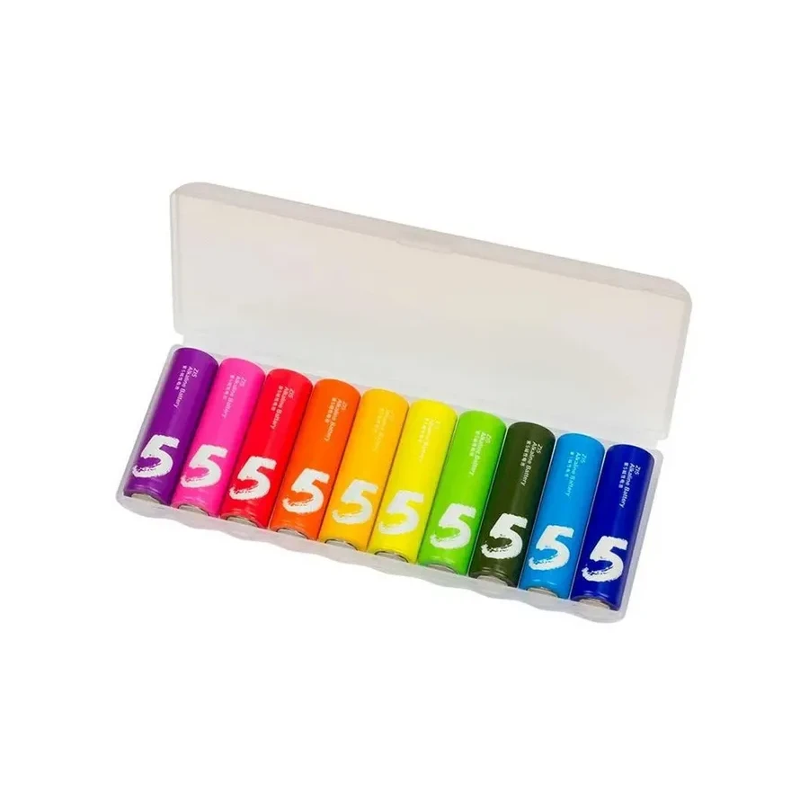 Батарейка Xiaomi AA Rainbow Batteries Alkaline 1.5V, 10 шт.
