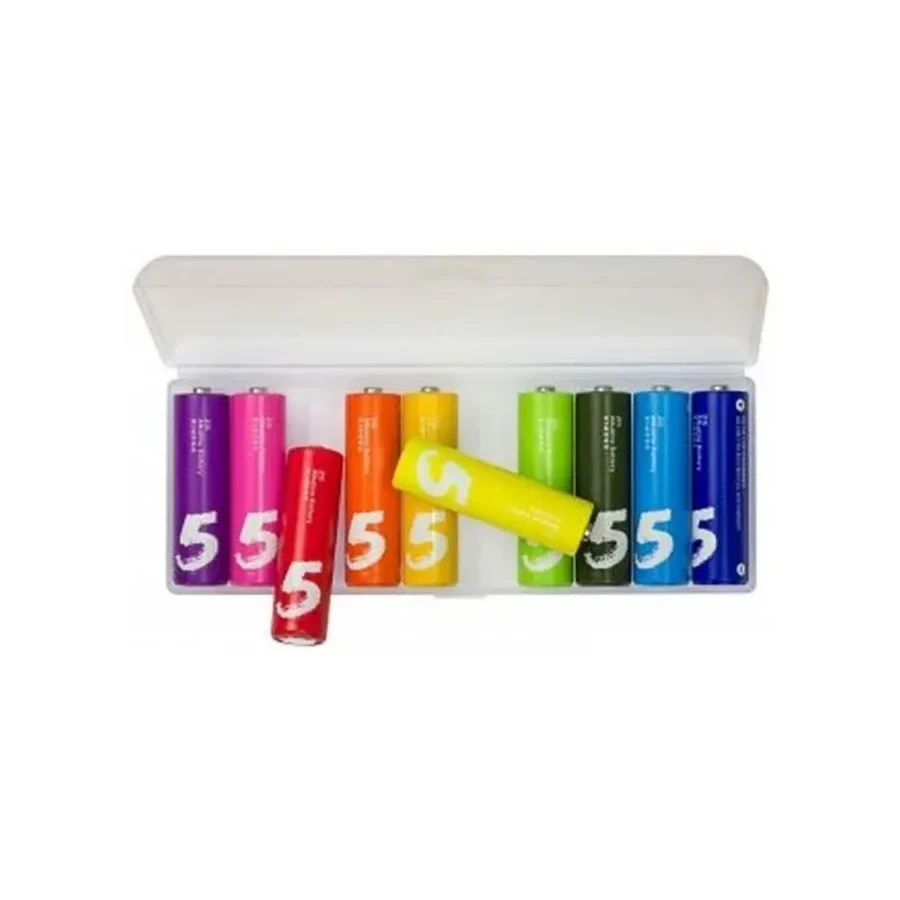 Батарейка Xiaomi AA Rainbow Batteries Alkaline 1.5V, 10 шт. — 2