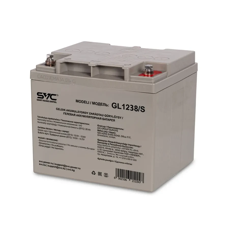 Гелевая батарея SVC GL1238/S 12В 38Ач