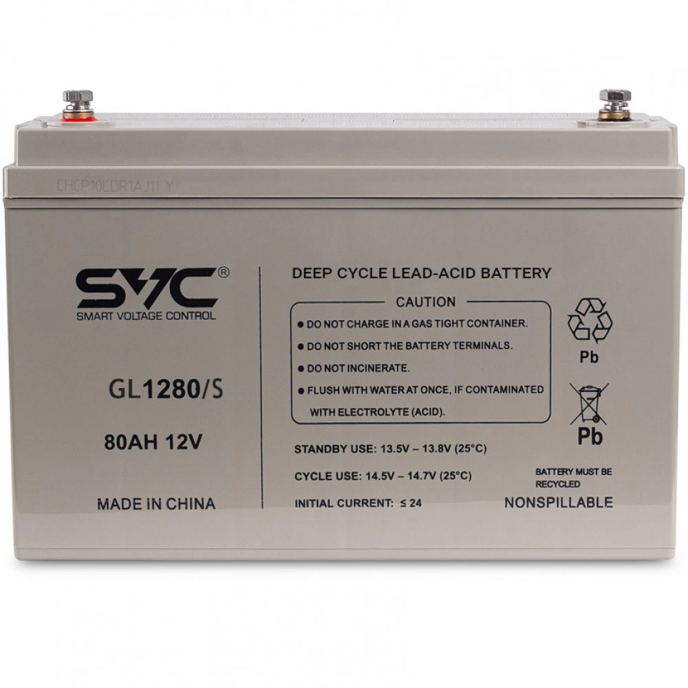 Гелевая батарея SVC GL1280/S 12В 80Ач — 4