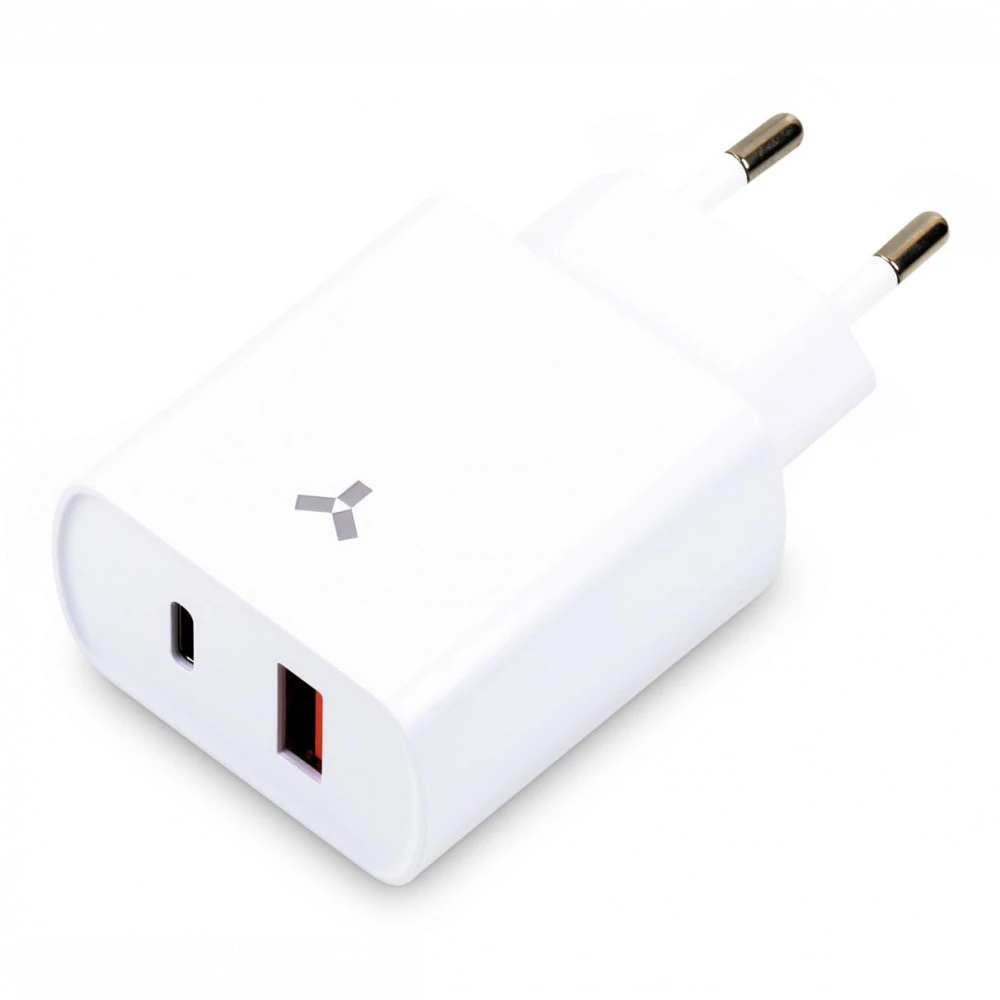 Зарядное устройство Accesstyle Crystal 20WUT, белое — 3