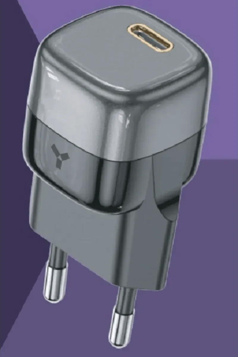 Зарядное устройство Accesstyle Grape 20WC, чёрно-серое