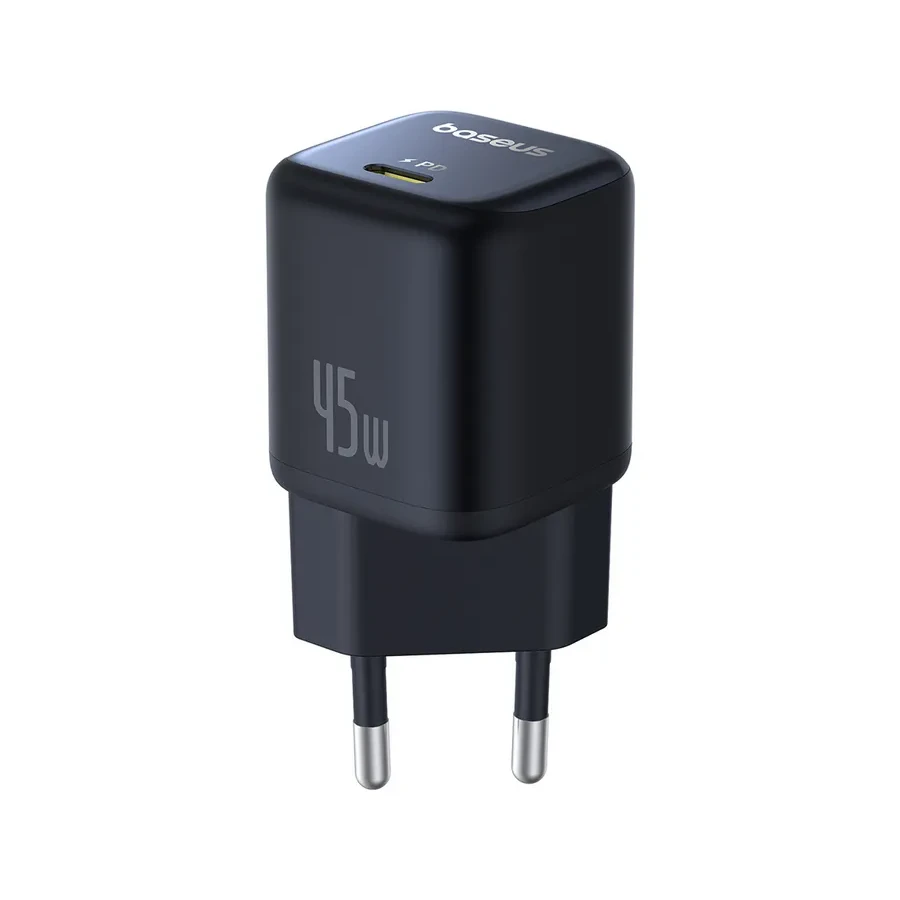 Адаптер питания Baseus PicoGo GaN 45W USB-C, черный