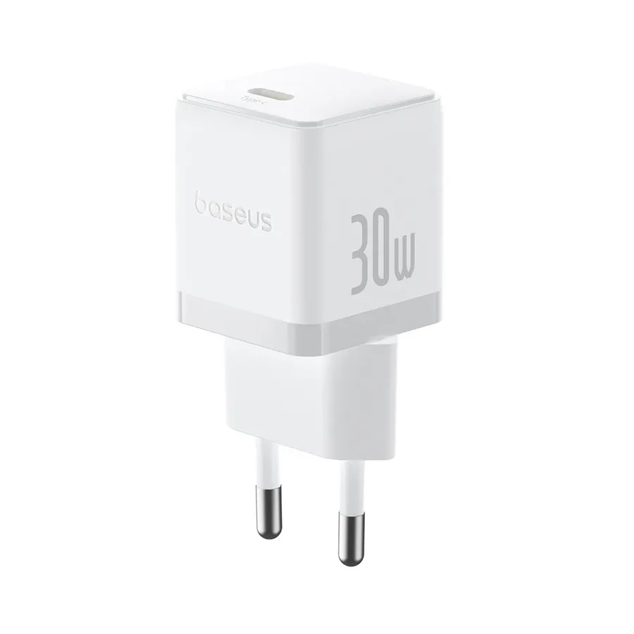 Адаптер питания Baseus Palm 30W USB-C, белый — 3