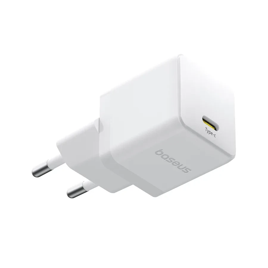 Адаптер питания Baseus Palm 20W USB-C, белый