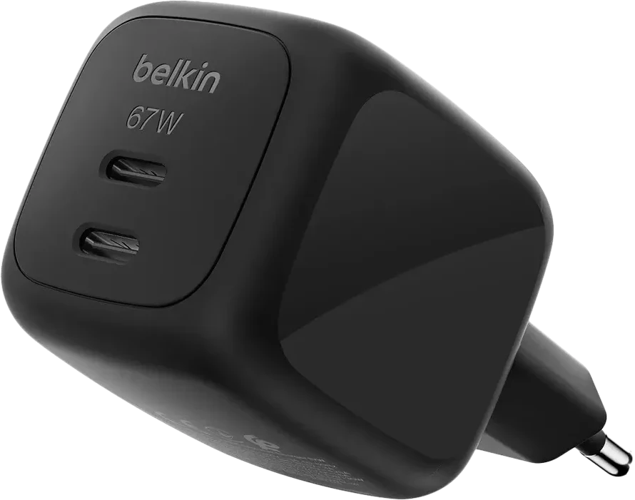 Сетевое зарядное устройство BELKIN 67W, USB-C, чёрное