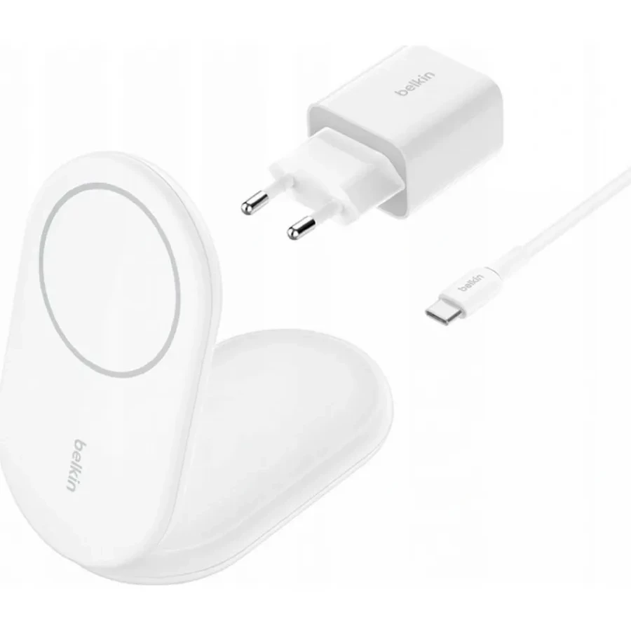 Беспроводная зарядка BELKIN Qi2 15W, магнитная, белая — 2