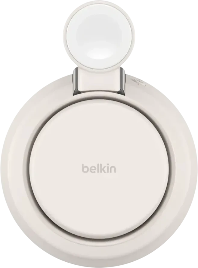 Беспроводная зарядка BELKIN Qi2 25W, 3-в-1, песочная — 4