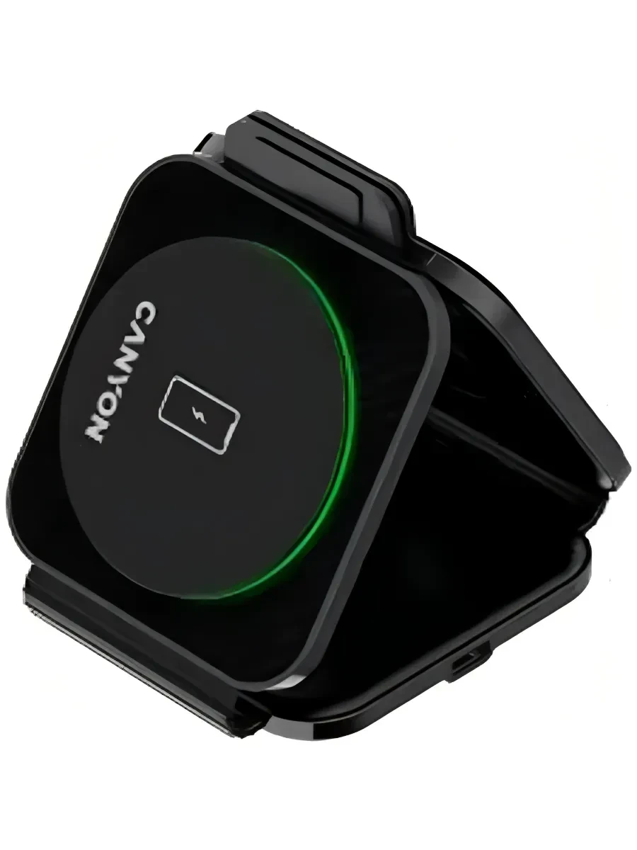 Зарядное устройство CANYON wireless charger WS-305 15W 3in1 Foldable Black