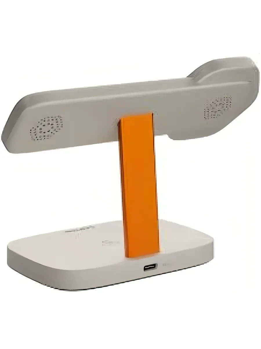 Зарядное устройство CANYON Wireless Charging Station Hexagon 310 3in1 LightGrey/Orange — 3