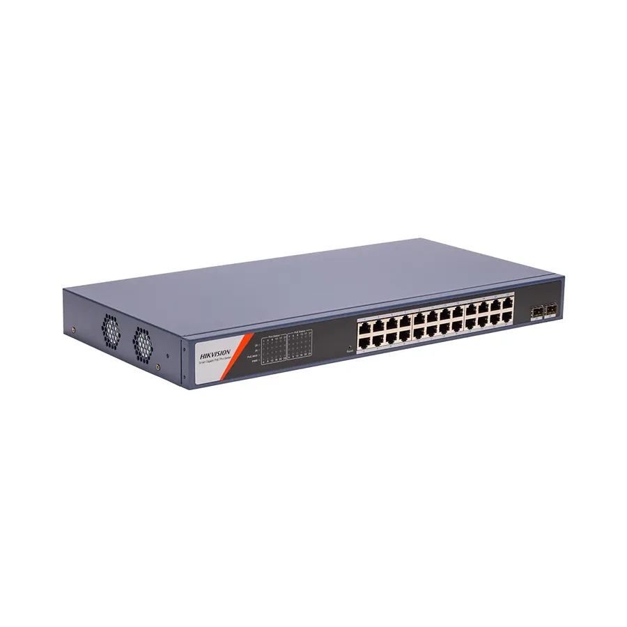Коммутатор Hikvision DS-3E1526P-SI-24P2F