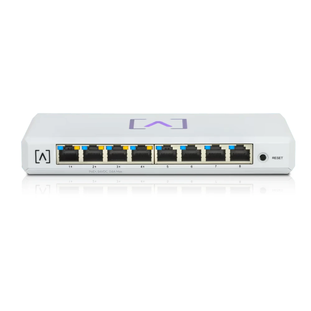 Коммутатор Alta Labs, S8-POE, 8xGb LAN, 4xPoE+, BT, Mobile App, IGMP, L2 layer, PoE 60W