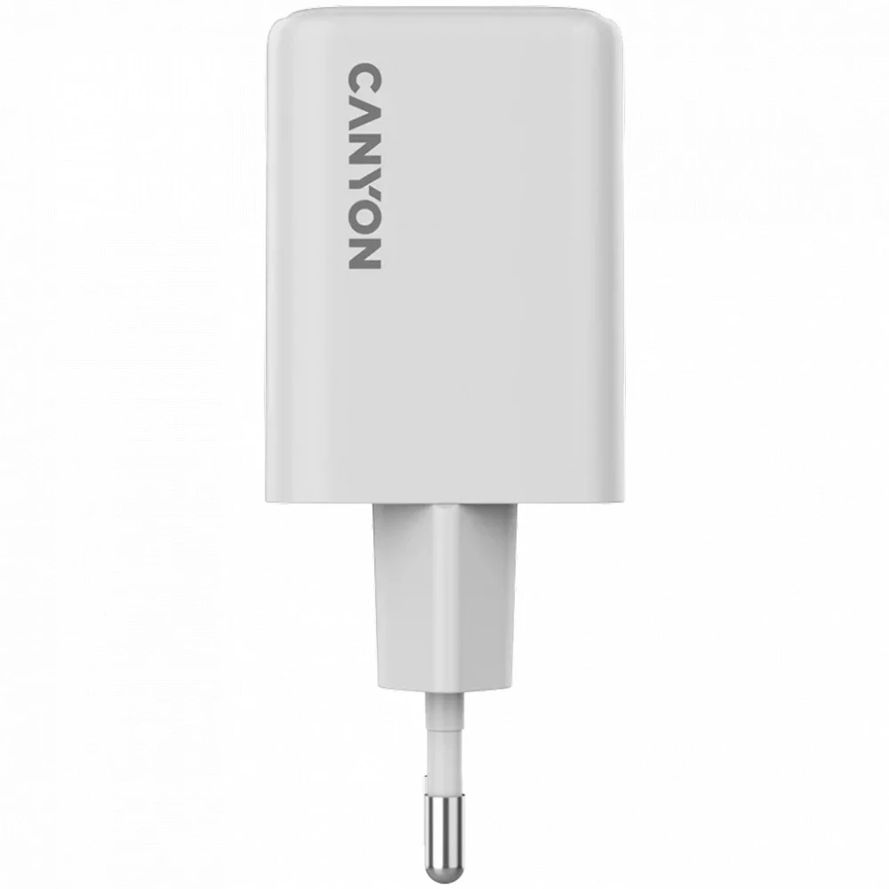 Зарядное устройство CANYON charger CU45CC GaN 45W 2xPD EU White — 3