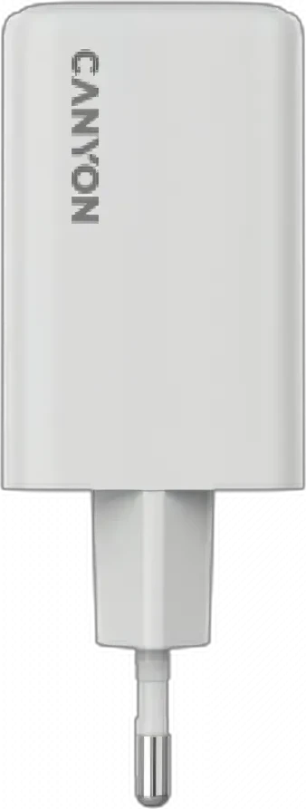 Зарядное устройство CANYON charger CU65ACC GaN 65W 2xPD 1xQC EU White — 3