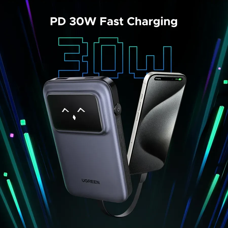 Внешний аккумулятор Power Bank UGREEN 10000mAh, 30W — 3