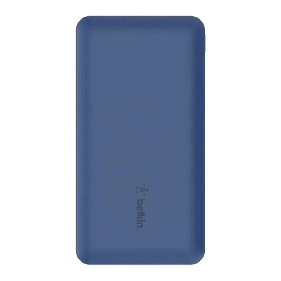 Power Bank 10000 mAh, 18W PD, встроенные кабели, синий — 2