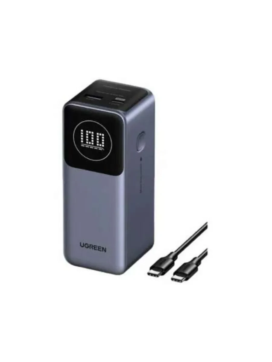 Портативный аккумулятор Ugreen 25000mAh, 200W, USB-A/USB-C