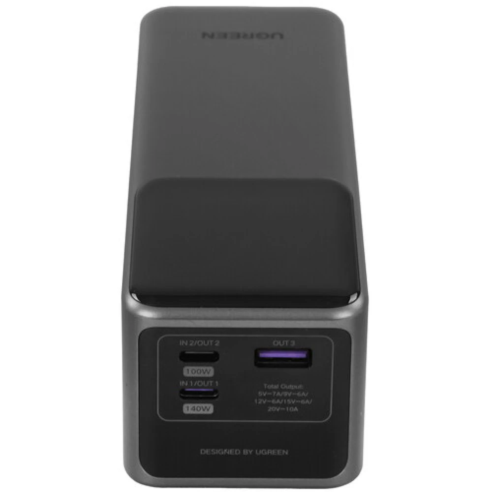 Портативный аккумулятор Ugreen 25000mAh, 200W, USB-A/USB-C — 5