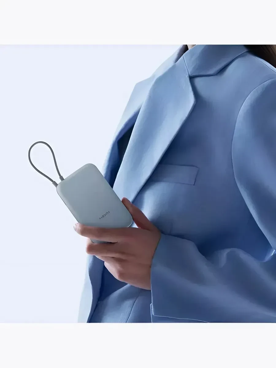 Портативный akkumulyator Xiaomi Power Bank 10000mAh, golubaya — 2