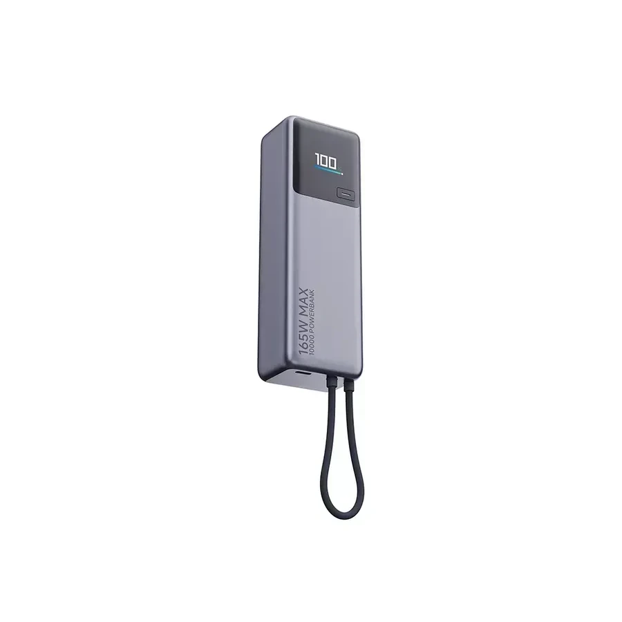 Power Bank Xiaomi 165W 10000mAh, USB-C, дисплей, серый — 2