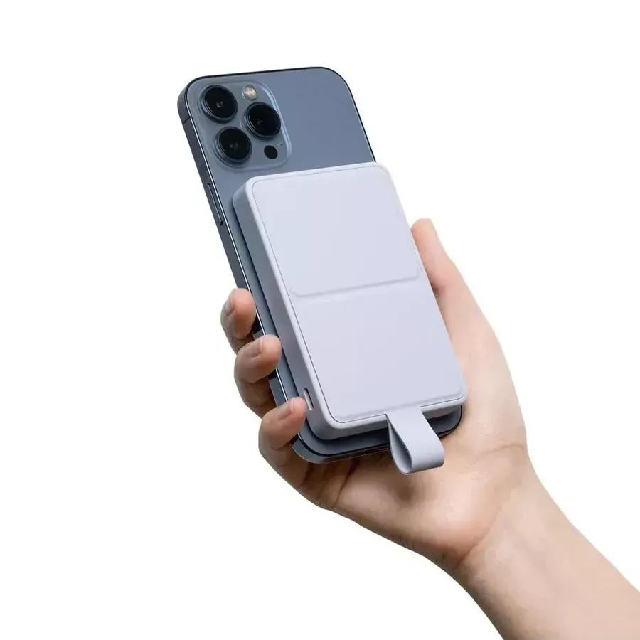 Power Bank Xiaomi Magnetic 15W 6000mAh, USB-C, бежевый