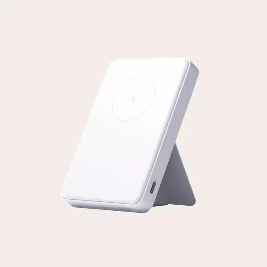 Power Bank Xiaomi Magnetic 15W 6000mAh, USB-C, бежевый — 3