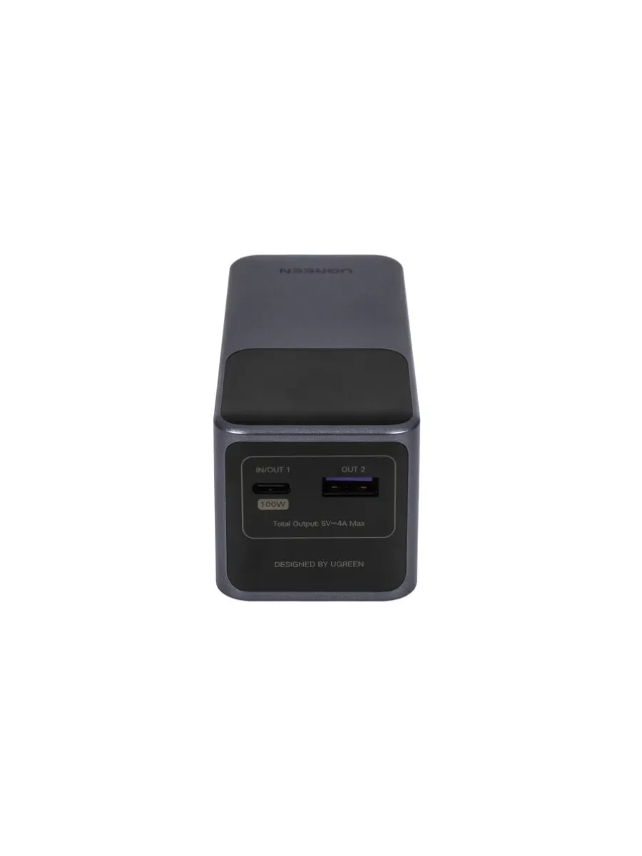Внешний аккумулятор Powerbank Ugreen 12000mAh 100W, USB-A/USB-C — 5