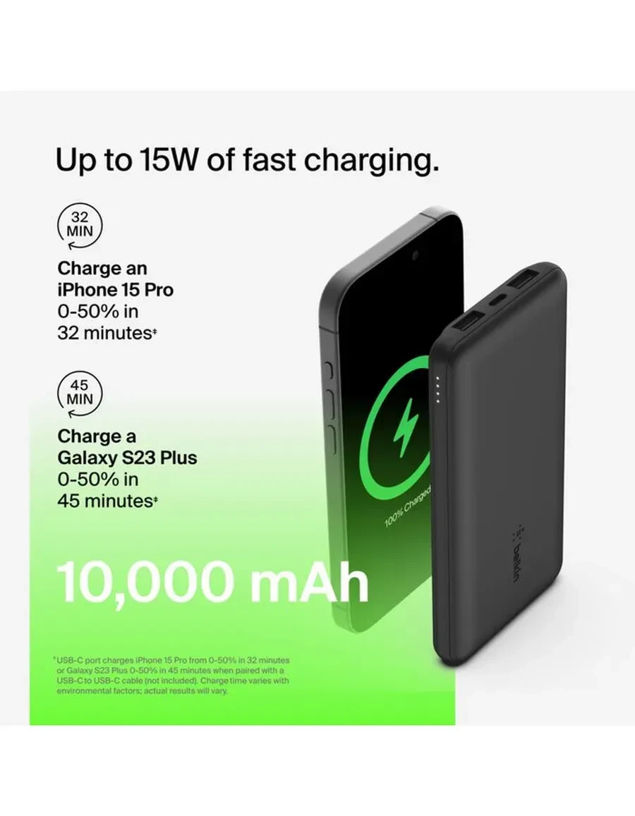 Внешний аккумулятор Power Bank BOOST CHARGE 10K USB-C 15W — 5