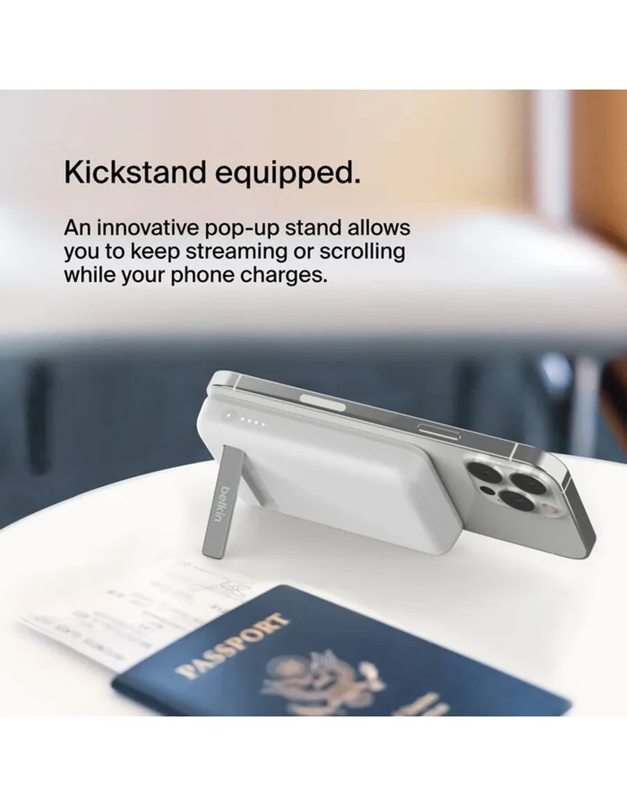 Power Bank 5K MAGNETIC WIRELESS белый — 3