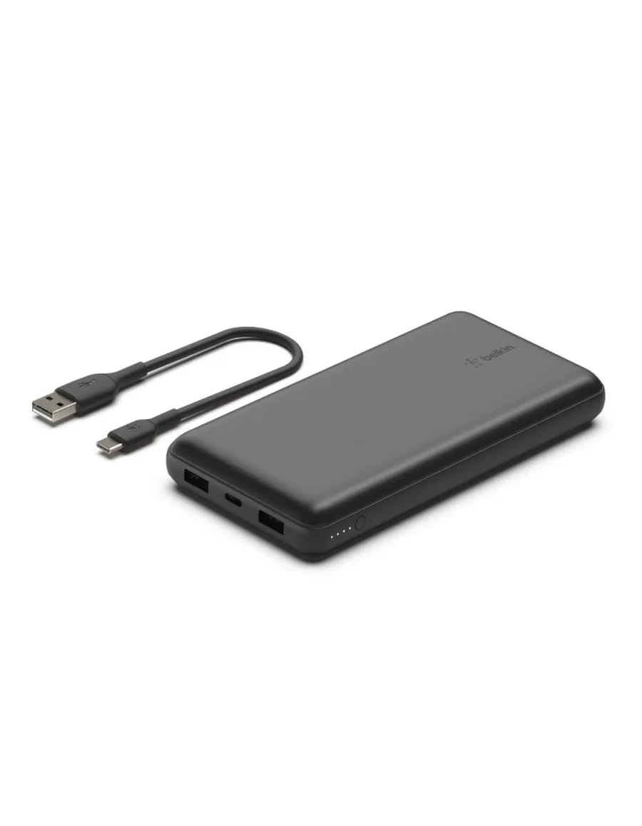 Power Bank 20000mAh, USB-A/C 15W, чёрный rang