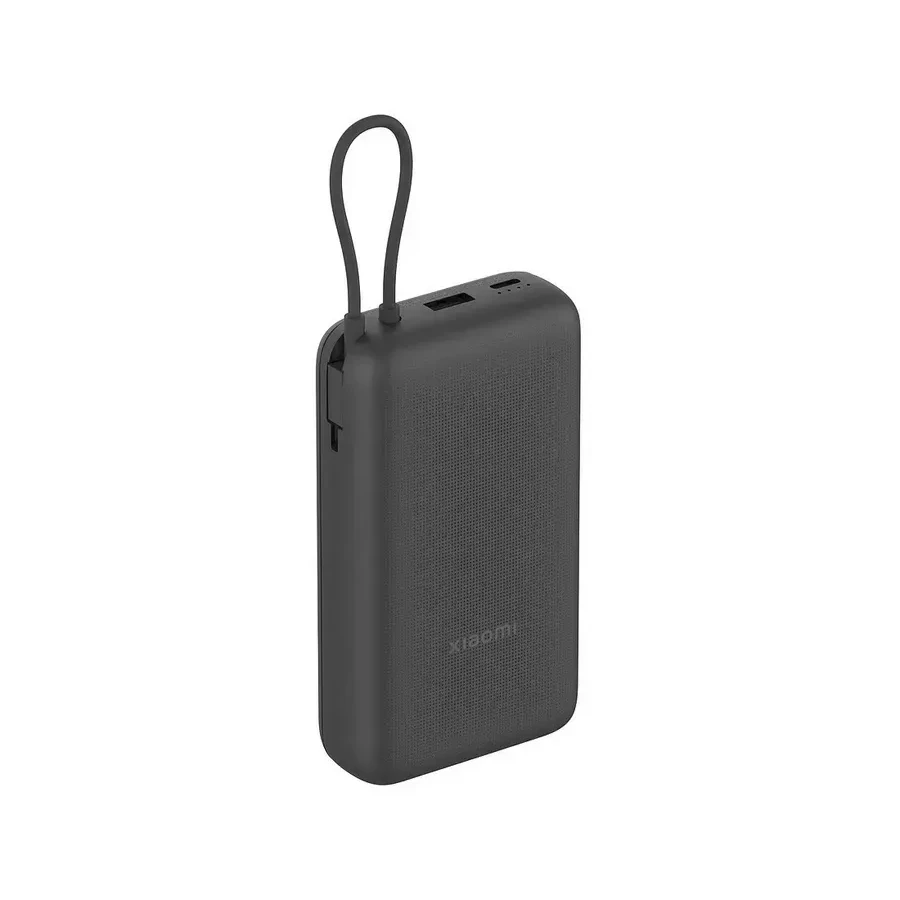 Портативный аккумулятор Xiaomi Power Bank 20000mAh, тёмно-серый