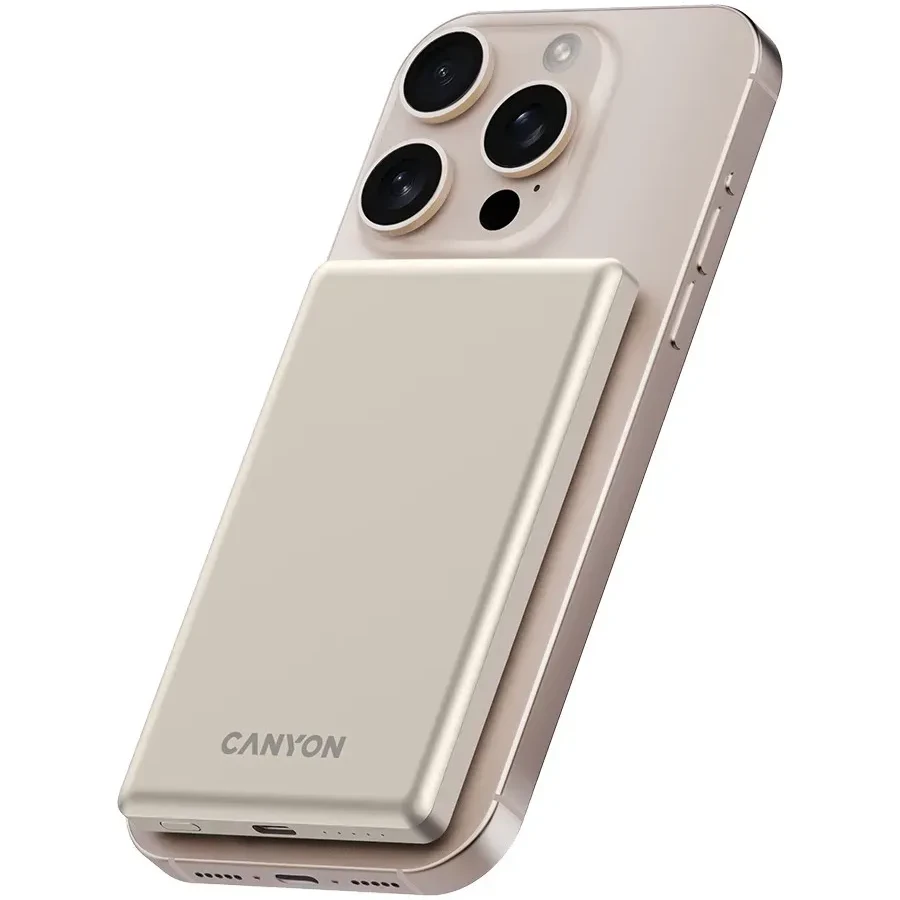Внешний аккумулятор CANYON OnPower 505 Magnetic PowerBank 5000mAh 20W — 5