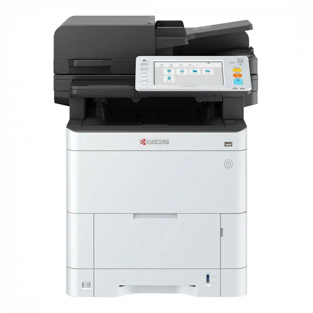 МФУ лазерное Kyocera ECOSYS MA4000cix (A4), цветное, Printer/Scanner/Copier, 1200x1200 dpi, 40 ppm, 2 GB, 1.2 GHz, tray 100+250 sheets, DADF 100 sheets, USB+Ethernet, Duplex, 7" touchscreen, HyPAS, drum 200k, starter toner