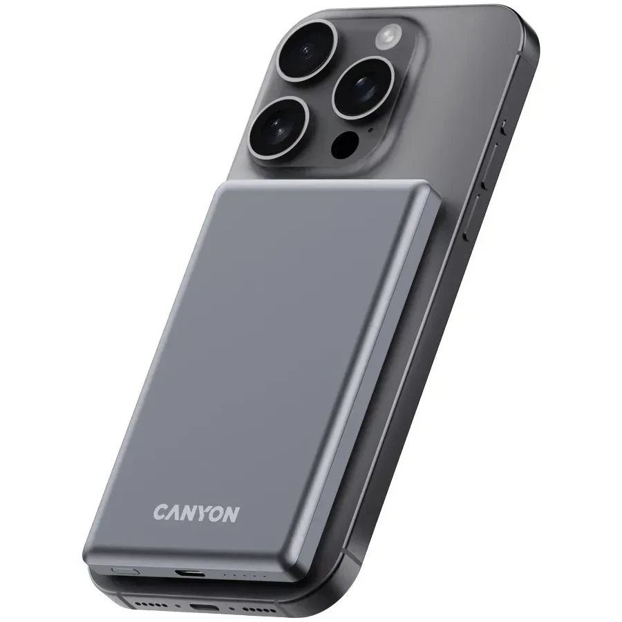 Внешний аккумулятор CANYON OnPower 505 Magnetic PowerBank 5000mAh 20W — 5