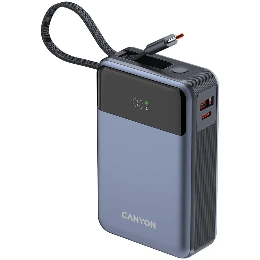 Павербанк CANYON OnPower 600, 20000 mAh PD 65W, серый — 5