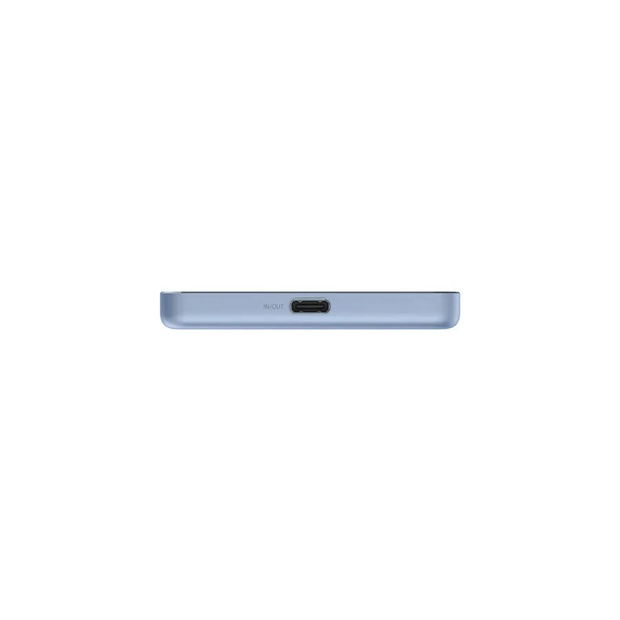 Внешний аккумулятор Xiaomi Super Slim Magnetic Power Bank 5000, 15W, Blue — 3
