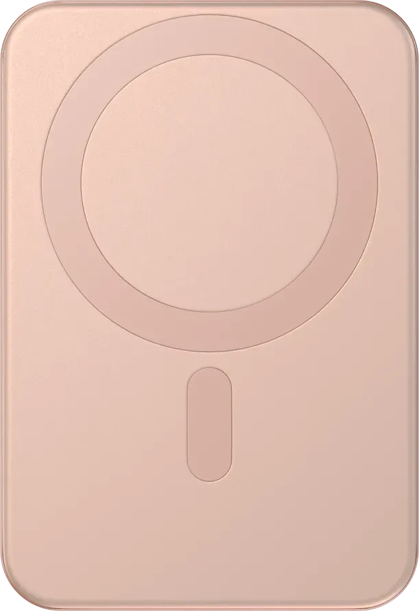 Портативный аккумулятор SATECHI Qi2 10K, розовый — 4